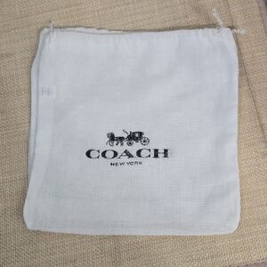 8×8 Coach White Dust Bag
